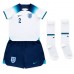 Engeland Kyle Walker #2 Babykleding Thuisshirt Kinderen WK 2022 Korte Mouwen (+ korte broeken)